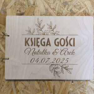 Księga gości/album z grawerem
