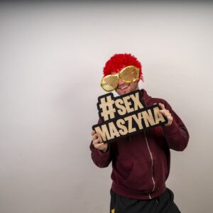 Napis #SEX MASZYNA